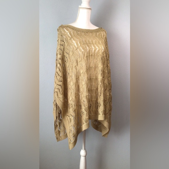 Lauren Ralph Lauren Linen Blend Poncho - Picture 4 of 16